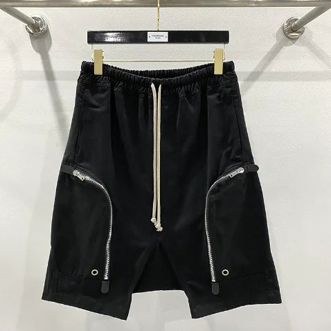 Five-Point Overalls for Versatile Fashion Wear