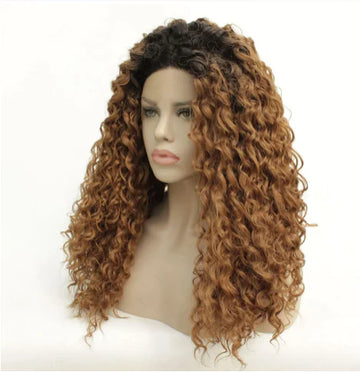 Chemical fiber front lace wig cover