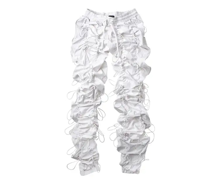Functional Drawstring Slacks for Everyday Wear