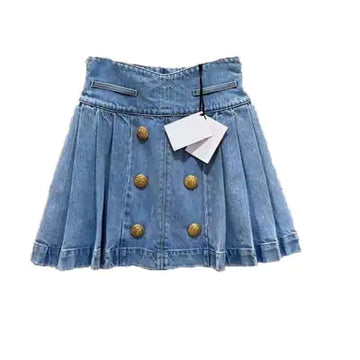 Designer Women's Niche Denim Skirt
