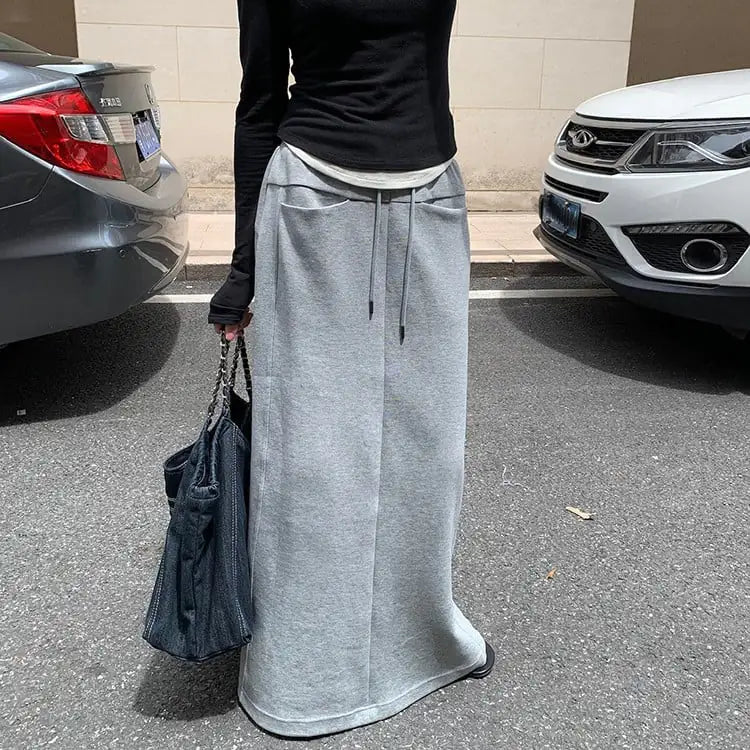 Lazy Casual Women's Sweatshirt Skirt