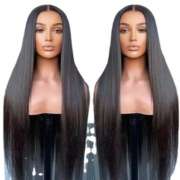 Straight Black Hair Lace Wig